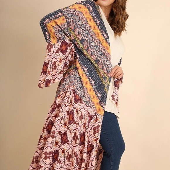 UMGEE  Piece Of My Heart Kimono/duster/cardigan - Picture 6 of 10